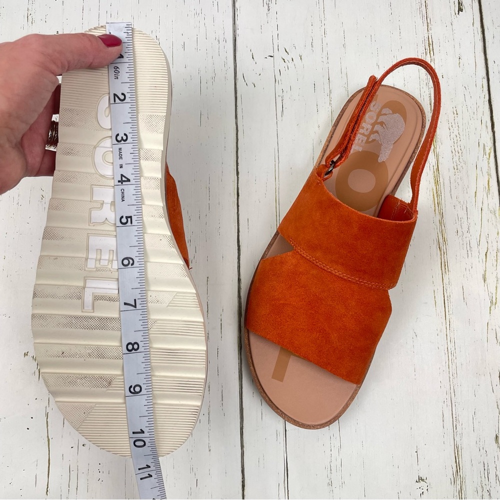 Sorel Ella ll Slingback Suede Leather Sandals - Picture 7 of 16